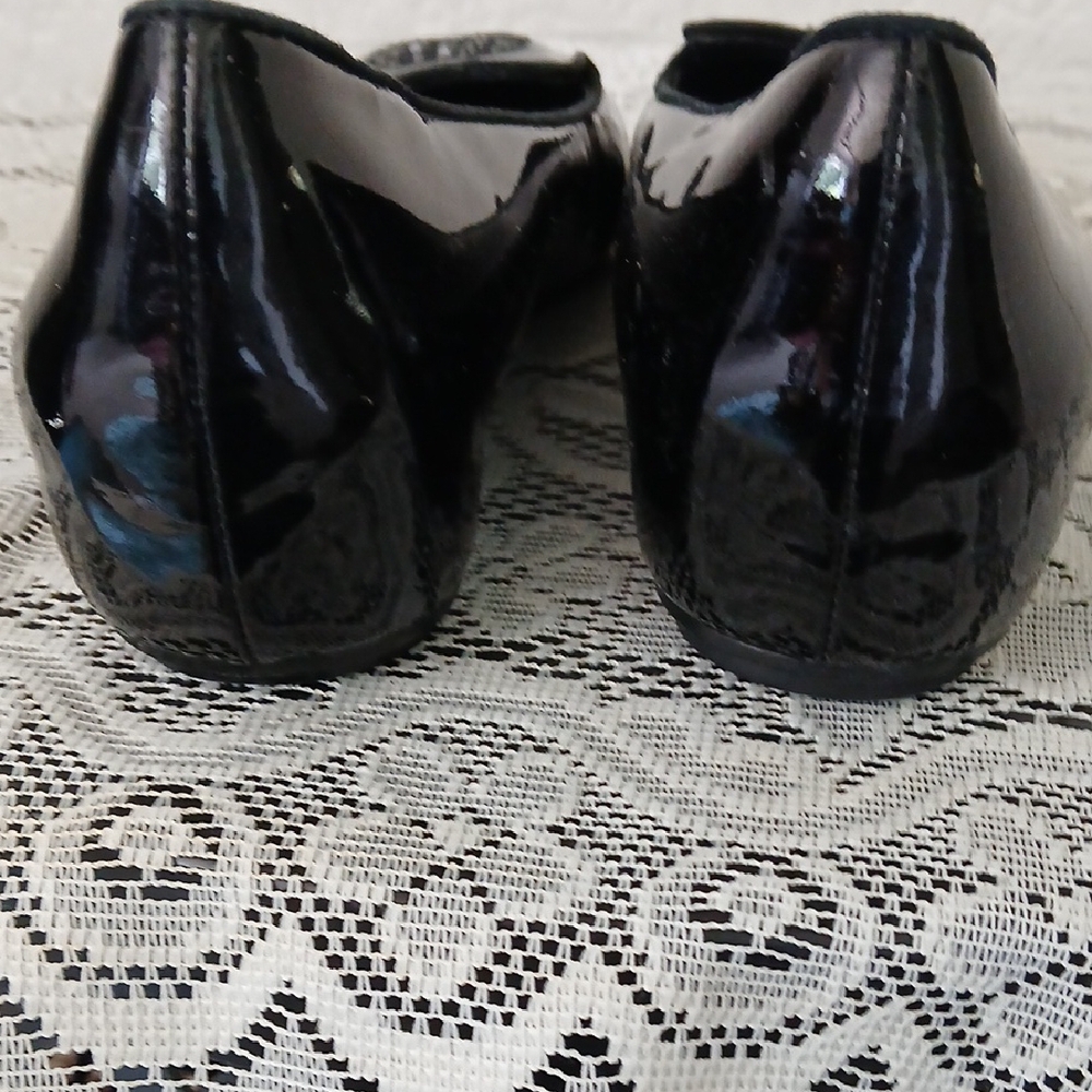 Monika Chiang Black Patent Leather Flats - Picture 3 of 6